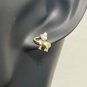 Elephant Heart Earring